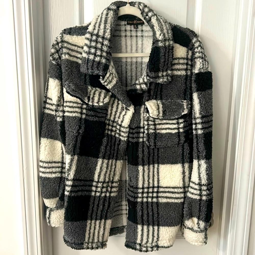 Fleece shacket